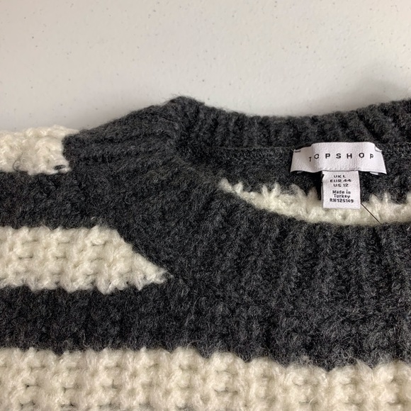 Last One. TOPSHOP Oversized Crop Style Sweater NWT - Picture 2 of 10